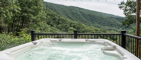 Hot Tub with Mountain View