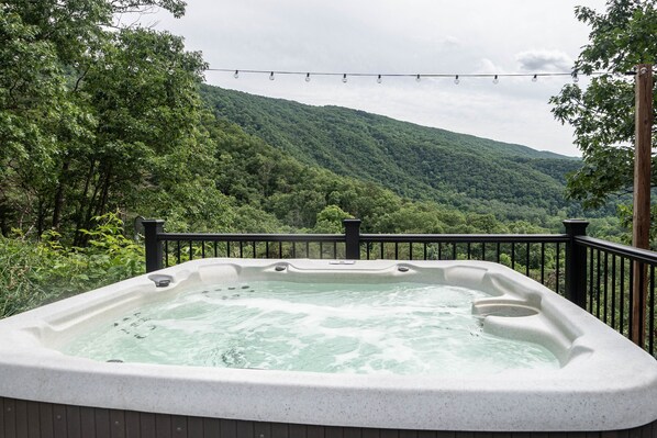 Hot Tub with Mountain View