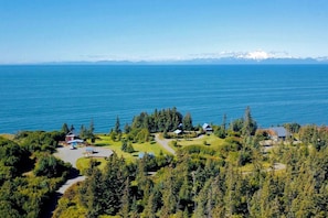 Aerial view of property - Farthest West accommodations on North American Hwy System