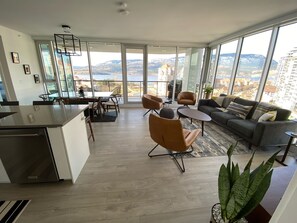 Blick von der Unterkunft