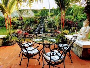 This quaint garden setting will provide great "zen"sation for your stay.
