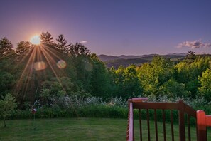 View from the back porch