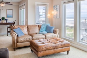 Large windows with oceanview