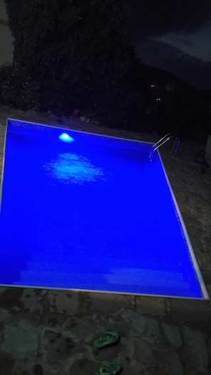 Pool at night 