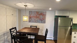 Separate dining area