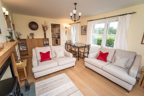 There is plenty of room for everyone to relax in the spacious living area