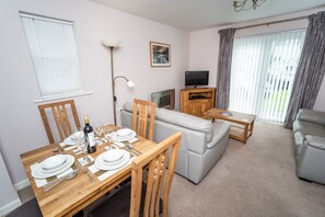 You are welcome to relax on the patio which is accessed from the living room, outdoor chairs and table are provided