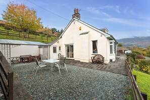 There is a generous patio area at the rear of the property where you can enjoy al fresco meals