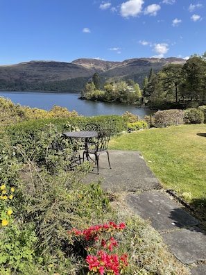 Breakfast with a view - enjoy your morning coffee outside on the warmer days