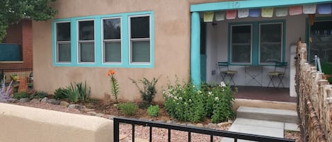 Front Entry and Private Garden