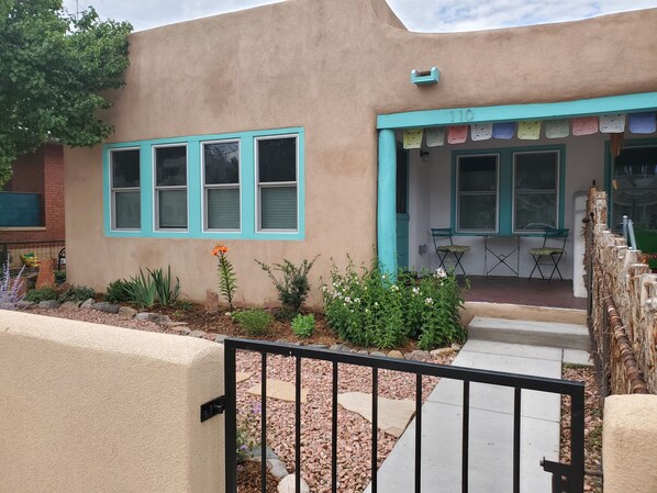 Front Entry and Private Garden