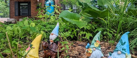 Front of the house - a view from the rain garden