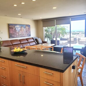 Family Room with Ocean View