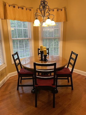 Breakfast nook.