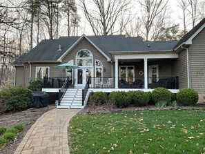 Rear view of home