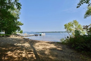 77' of private beach access, shared with our 3 neighbors!