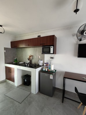 Well equiped kitchen