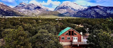 Enchanting San Luis Valley views from the front deck