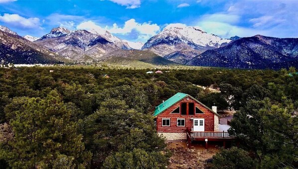 Enchanting San Luis Valley views from the front deck