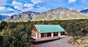 The Chalet sits on two acres of private land with easy road access.