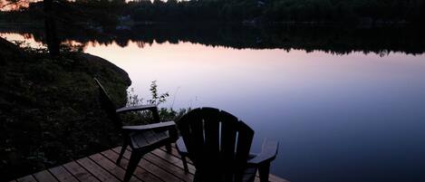 Beautiful views from your private swim deck 