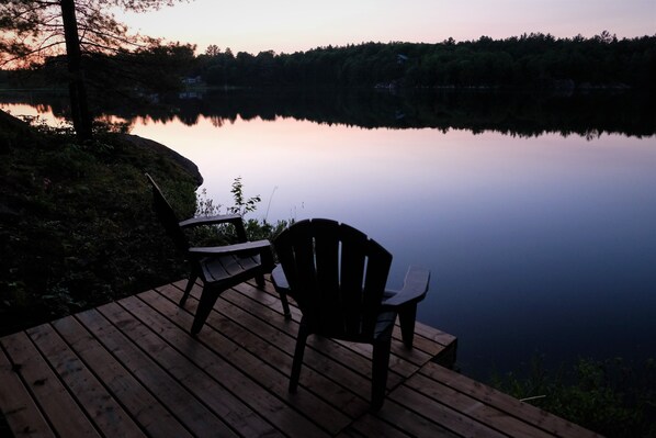 Beautiful views from your private swim deck 