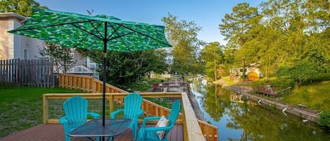 Hang out on the deck and cook dinner and enjoy your family or friends.