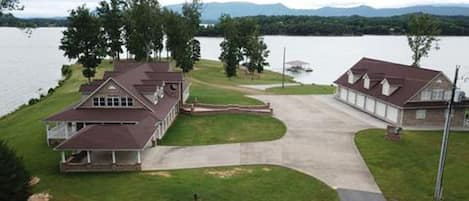 This beautiful lake house awaits you! With your own private boat ramp & dock!