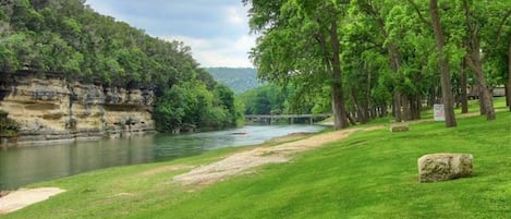 River front access directly on the Guadalupe River near the 4th crossing.