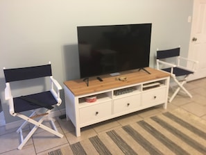 Living Room and new Big Screen
