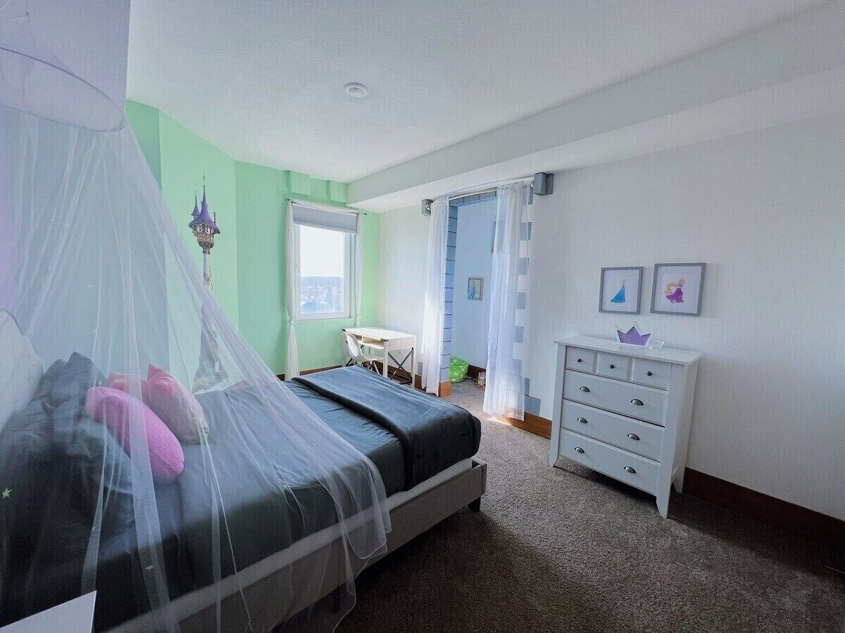 Disney & Mario themed apartments