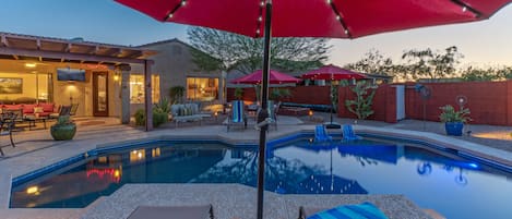 Welcome to LUCKY NUMBER SEVEN, our 3 BR, 2 BA, one story Gold Canyon home.