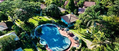 Nice sparkling pool at the complex