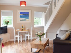Open plan living space | Faodail - Inchrie Holiday Cottages, Aberfoyle