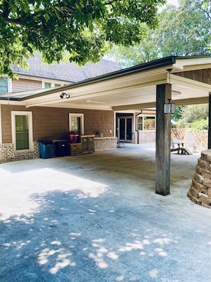 Two-car carport