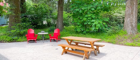 Backyard patio