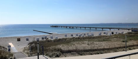 Vue sur la plage/l’océan