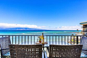 Newly remodeled oceanfront condo with lovely views