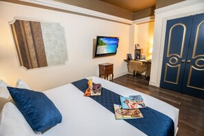 Bedroom with a comfortable King size bed
