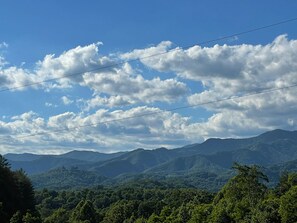 View - View of the mountains from the cabin