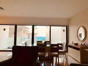 DINNING ROOM WITH OCEAN VIEW