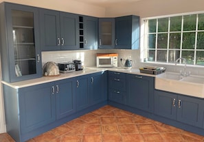Large kitchen in Saltee View Holiday Home 