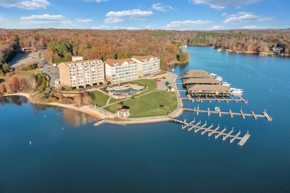 Aerial View from the Lake