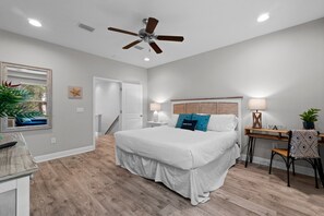 Primary King Bedroom With Private Bathroom On 2nd Floor