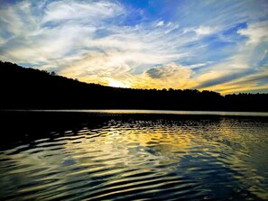 Enjoy the peace and quiet of the secluded, non-motorized Martin Lake.