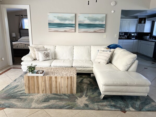 Comfortable inviting couch