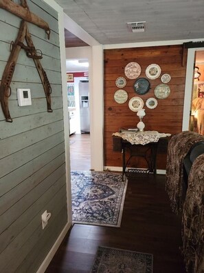 Step back in time when you walk in the door....