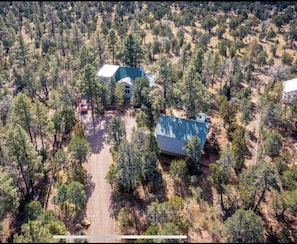 Our cabin sits on 1 acre of land 