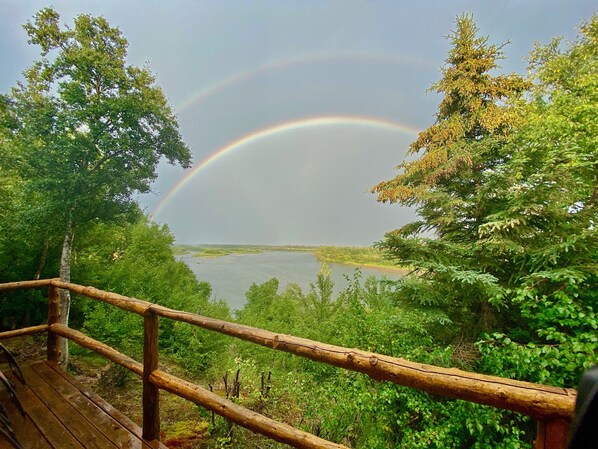Vue depuis l’hébergement
