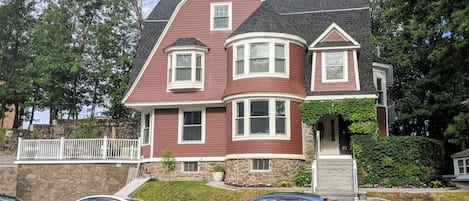 Front of house.  The rental unit is located on the top floor (3rd floor).